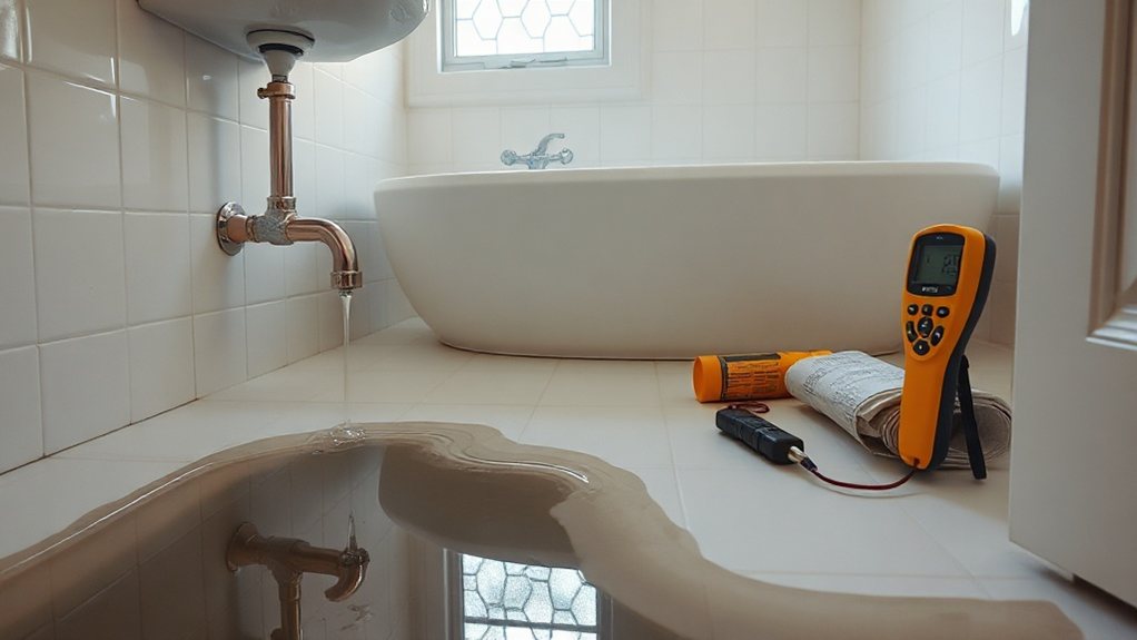 Insurer-ready escape of water trace and access report in Rotherhithe