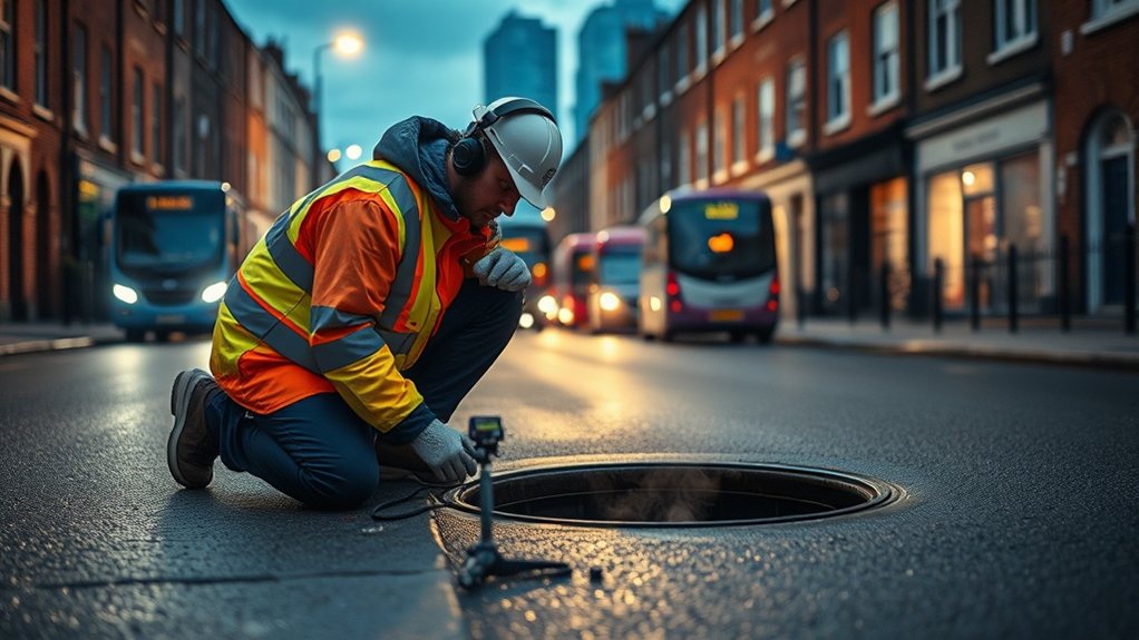 Underground Leak Detection Dalston E8 in Rotherhithe
